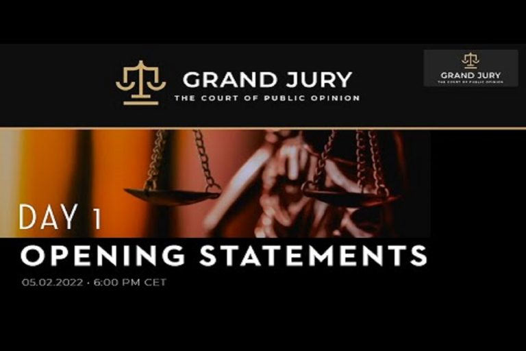Grand Jury Proceeding for Covid-19 Crimes Against Humanity – Expert Witnesses’ Testimonies Begin Saturday, 12 February